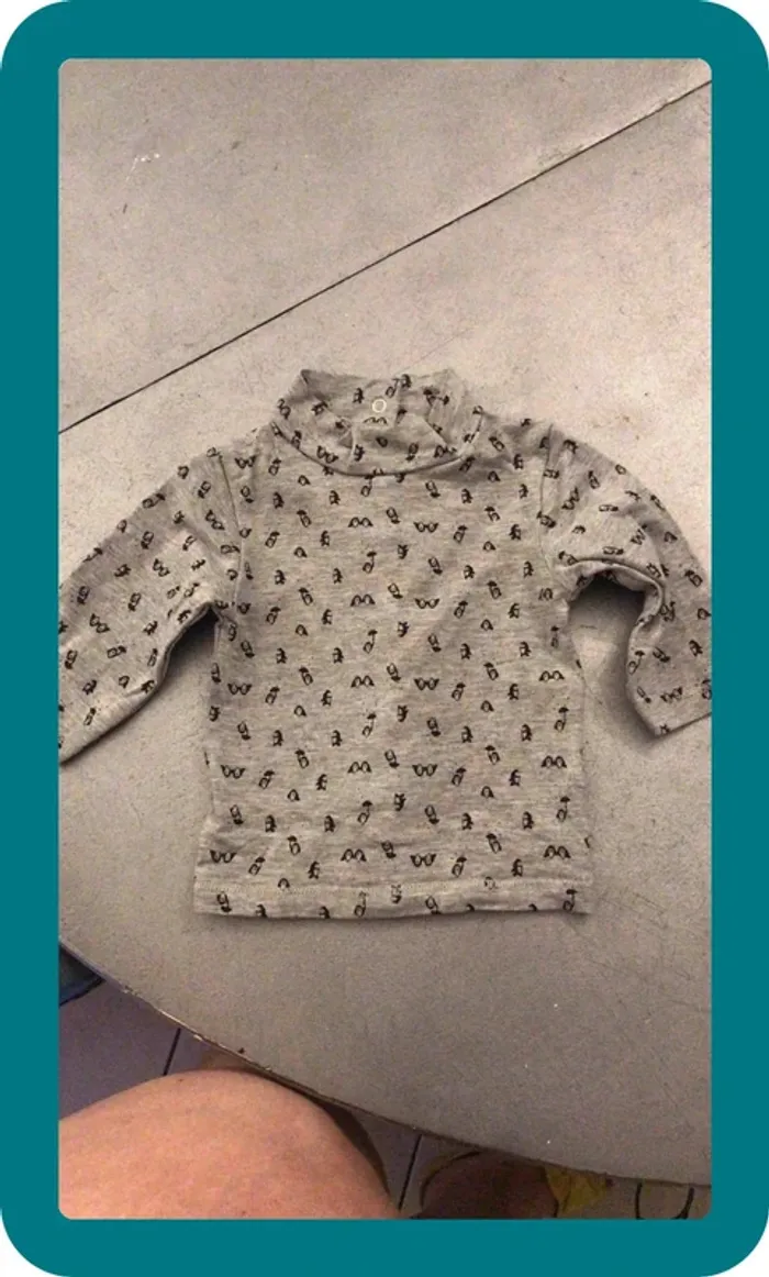 Teeshirt col montant
