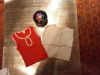 Lot 2 hauts été type boléro naissance à 1 mois