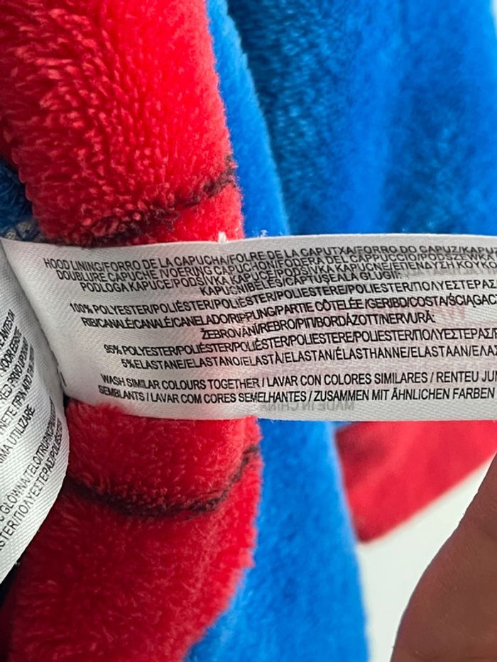 Surpyjama / déguisement lounge Spiderman  pour enfant 3/4 ans - photo numéro 7