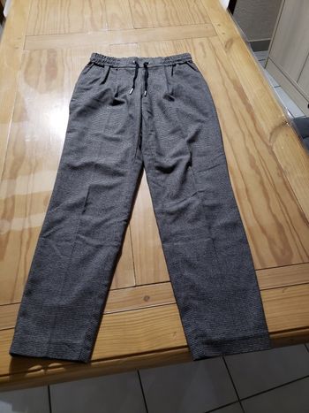 Pantalon décontracté noir gris 