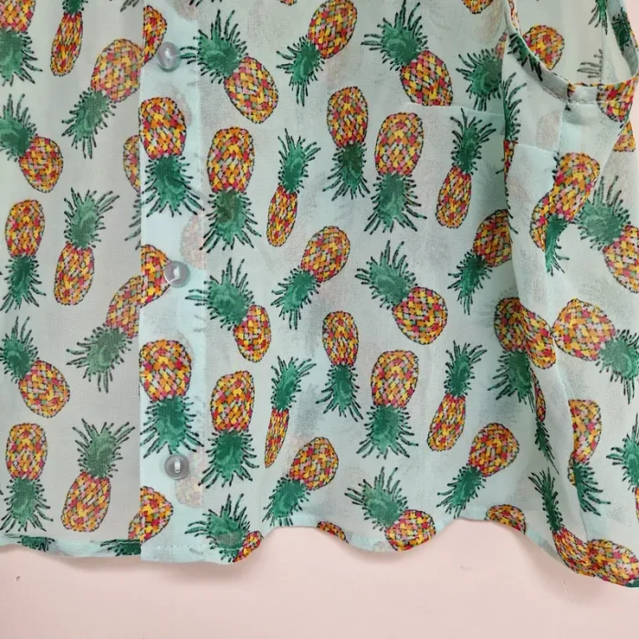 Chemise transparente ananas - photo numéro 2