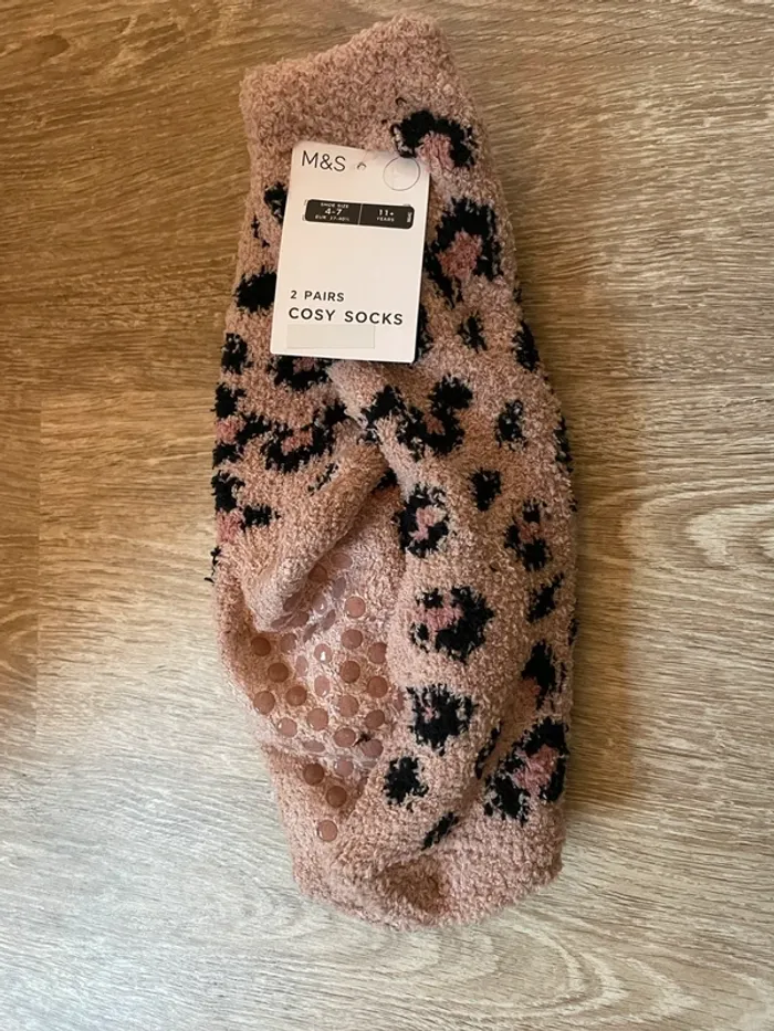 Lot de 2 chaussettes d'hiver antidérapantes et - photo numéro 5