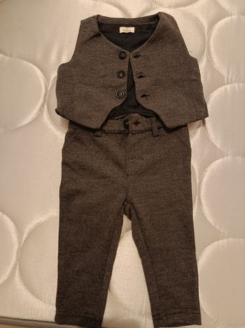 Ensemble gilet et pantalon classique bébé 