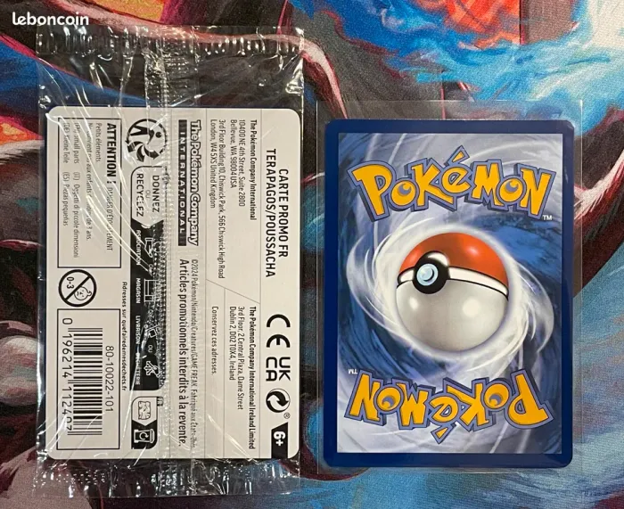 🎴 Duo de Terapagos SSP 161/191 ; 1 stamp "Les Horizons la série" + 1 stamp Play league🎴 - photo numéro 2