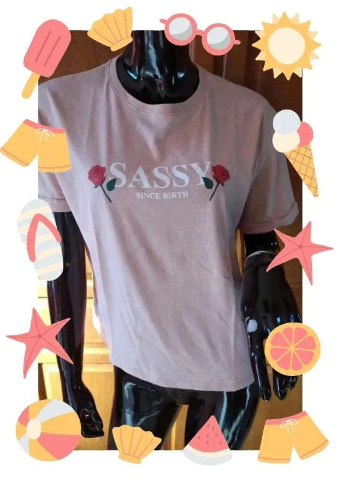 Tee shirt court femme