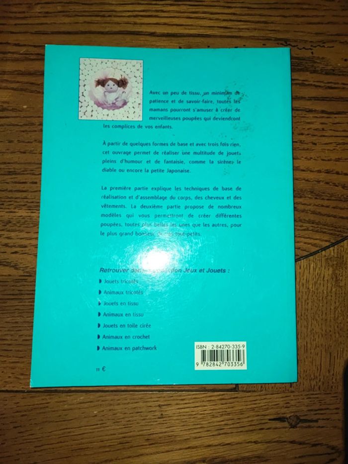 Livre d activités poupée en tissu - photo numéro 2