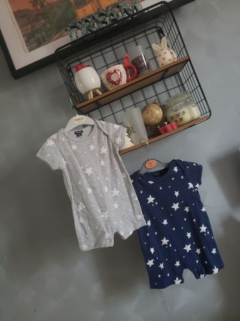 Lot de 2 barboteuses 🎀 Kiabi 3 mois 3€