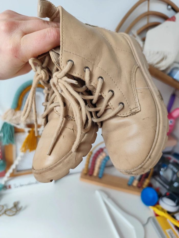 Bottines Zara 26 beige - photo numéro 5