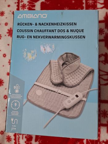 Coussin chauffant dos et nuque 