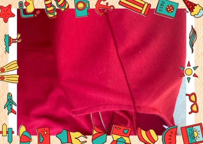 Robe manches courtes rouge doré Anna field 38 M - photo numéro 7