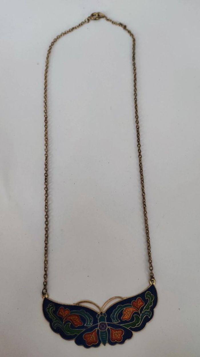 Collier papillon vintage - photo numéro 7