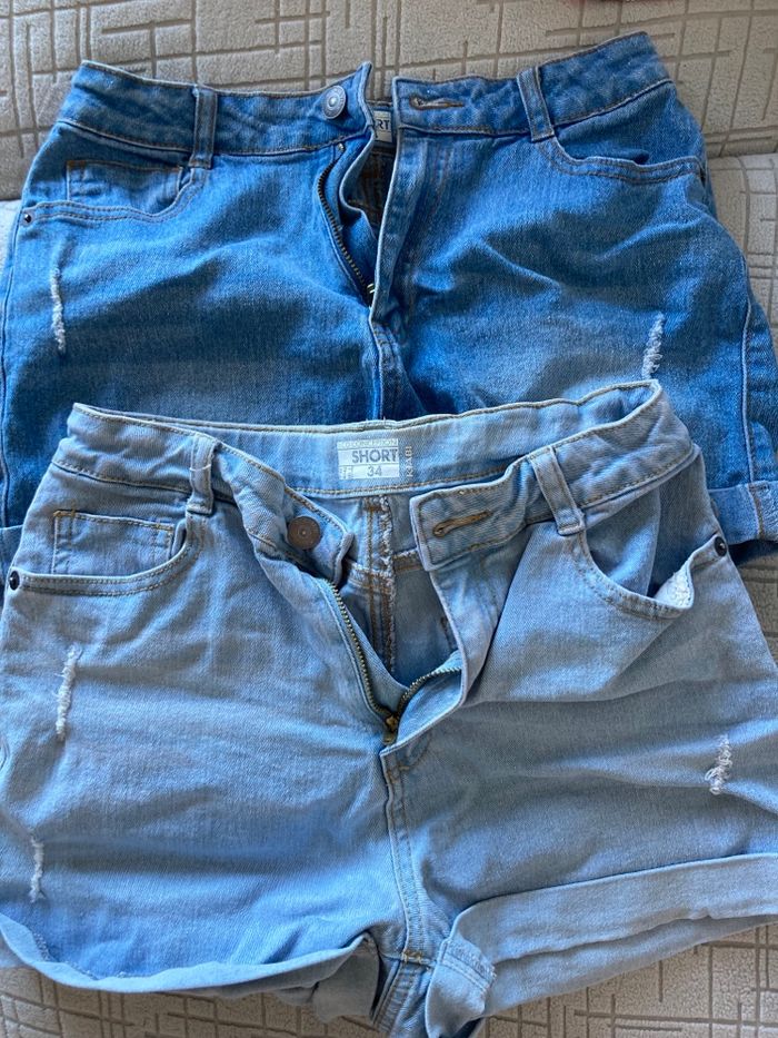 Lot short en jean