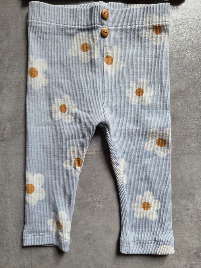 Ensemble t-shirt ML + legging côtelé kiabi 3mois - photo numéro 3