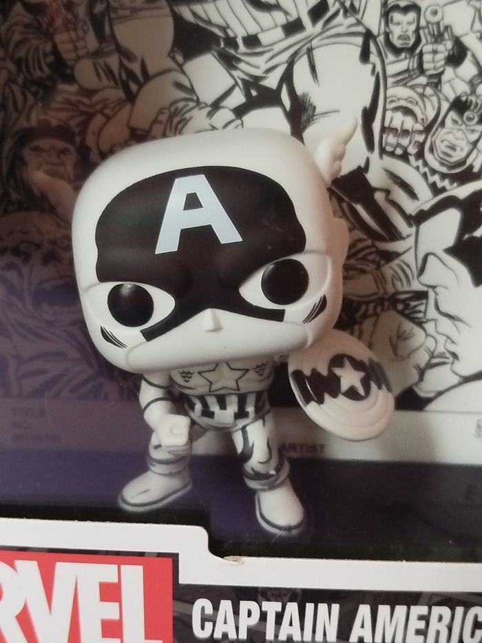 Funko comic covers - Captain America - Black and White - photo numéro 2