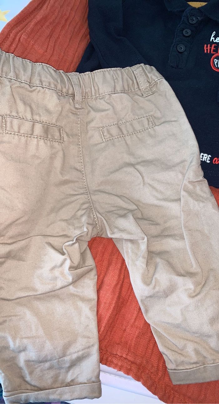 Ensemble kiabi taille 3 mois kiabi polo et chino - photo numéro 3