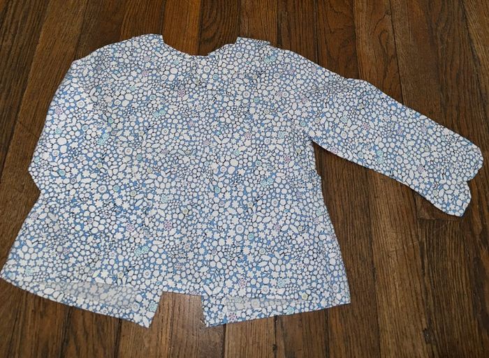 Blouse à col liberty  Fait main Taille 18 mois