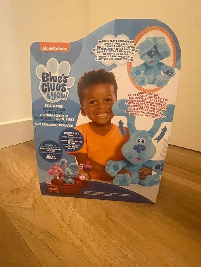 Giochi - Peluche Blue coucou caché avec fonction sonores - photo numéro 2