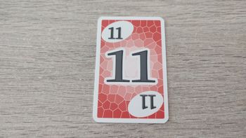 Carte numéro 11 n°11 pièce détachée Skyjo jeu de société #E15