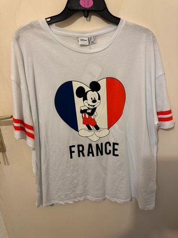 Tshirt primark mickey france coeur neuf 44