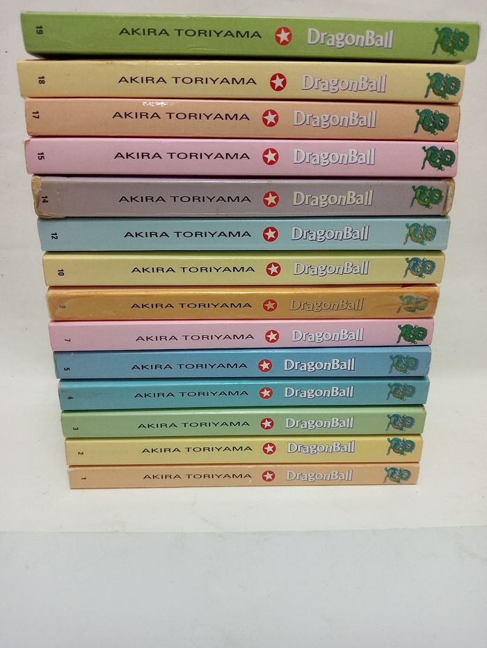 DragonBall pastel lot 14 mangas du 1 au 19
