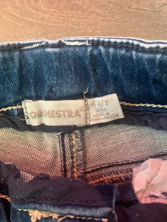 Short en jeans 4 ans orchestra - photo numéro 2