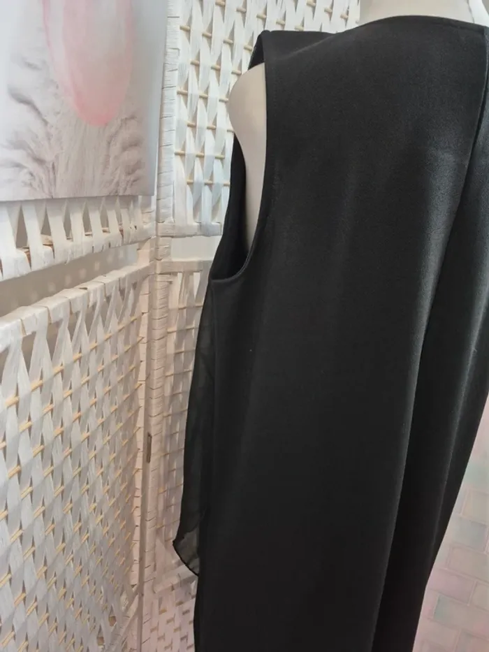 💕Jolie robe noire femme T44 la halle 💕 - photo numéro 6