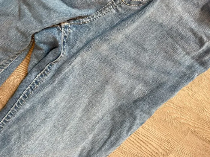 Jean skinny bleu ciel Pull&bear - photo numéro 3