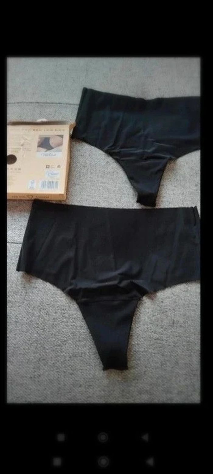 Lot de 2 strings noir taille 30/32 - photo numéro 3