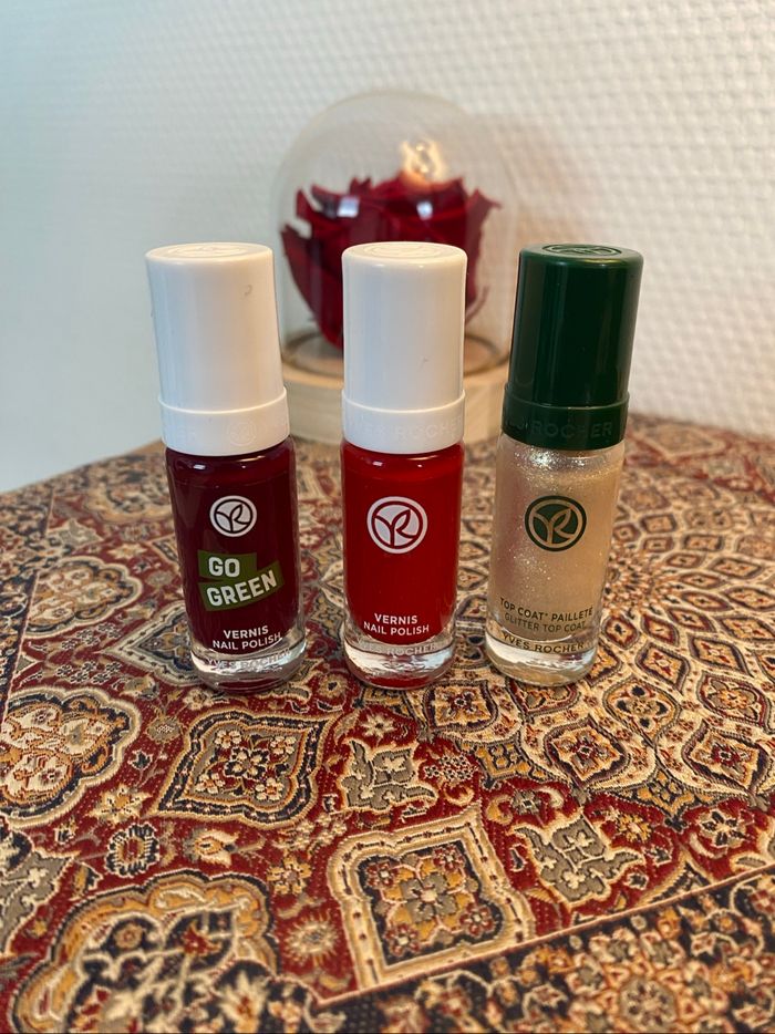 Lot de 3 vernis yves rocher