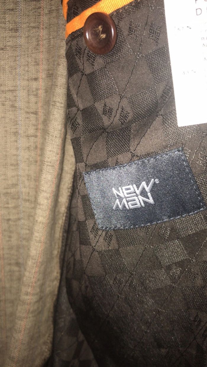 Veste New man marron - photo numéro 5