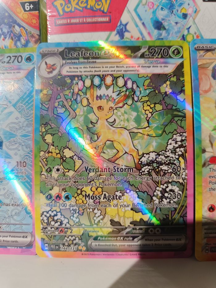 Lot 9 cartes Pokémon évolitions God pack ev8.5  évolutions prismatiques neuves - photo numéro 9