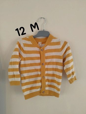 Gilet bébé garçon 12 mois