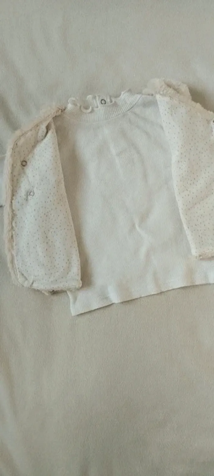 Lot gilet tee shirt 6 MOIS - photo numéro 2