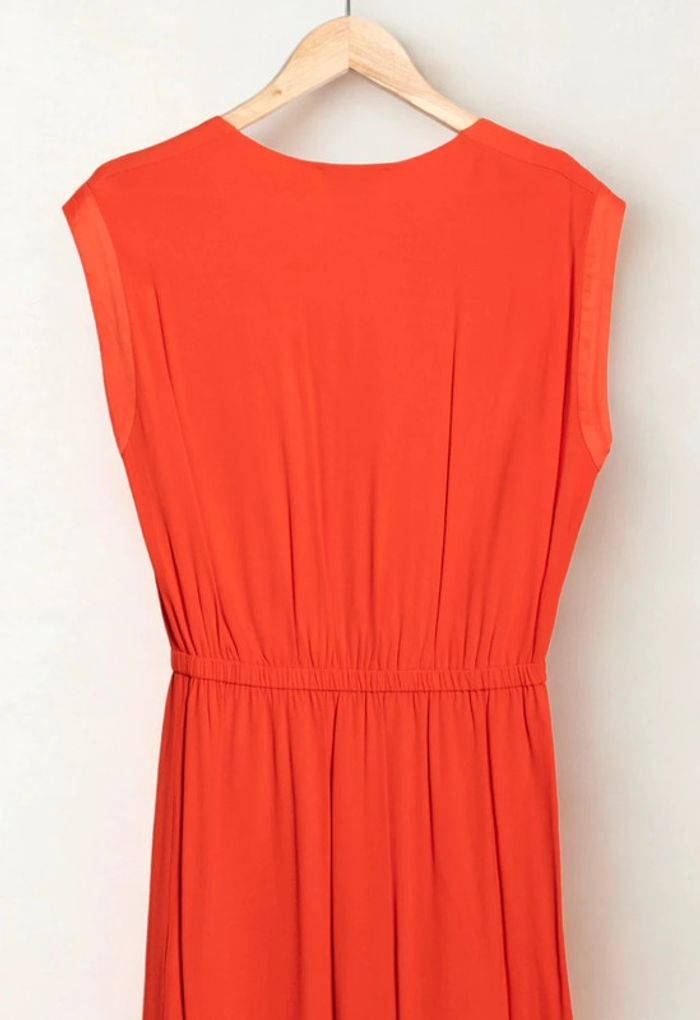 Robe Sandro Paris – rouge orangé - photo numéro 7