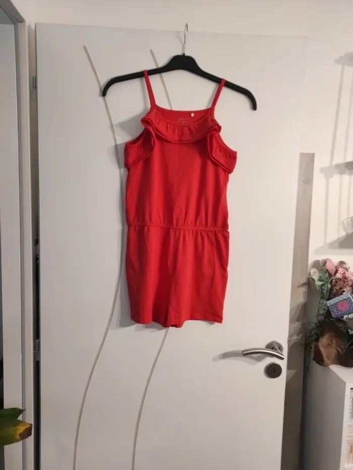 Combi-short rose vermeil Name it taille 12ans