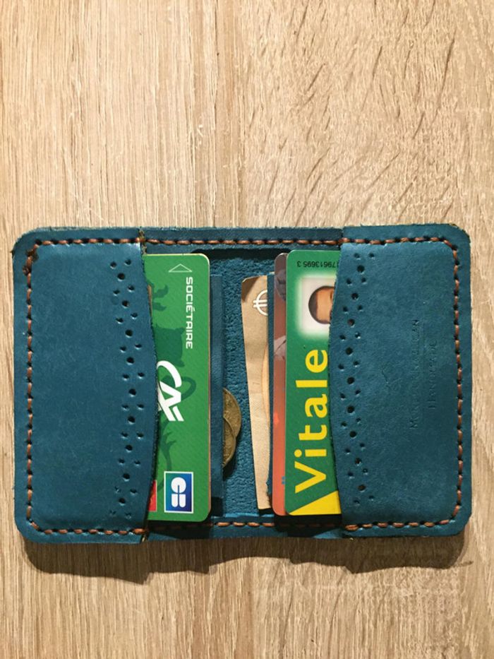 Porte-carte femme fait main - photo numéro 2