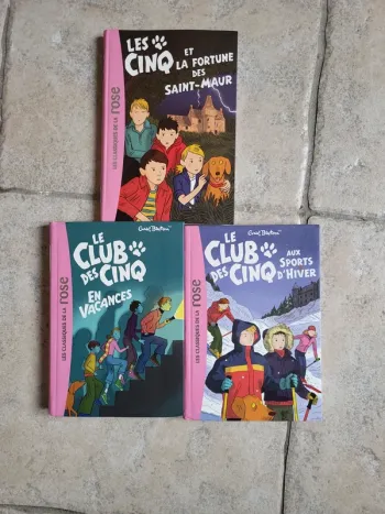 Lot livres Club des cinq