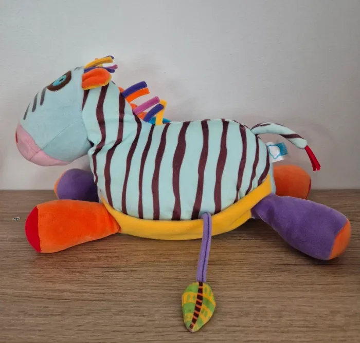 Peluche d'activités zèbre 🦓 - photo numéro 4