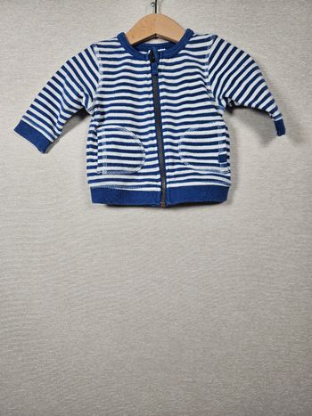 Gilet zippé tape à l'œil 3 mois 59 cm