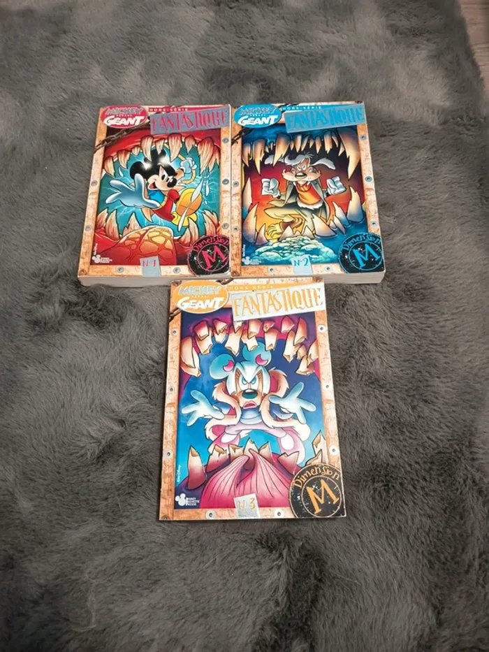 Lot de 3 livres neuf Mickey parade géant - Fantastique hors série - Tome 1, 2 & 3 - photo numéro 2