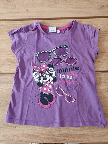 T-shirt Minnie mauve