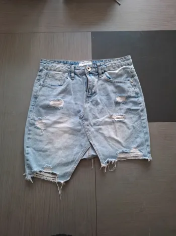 Jupe en jeans asymétrique