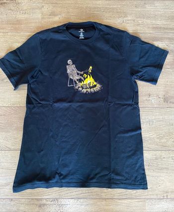 Tee shirt noir marque converse