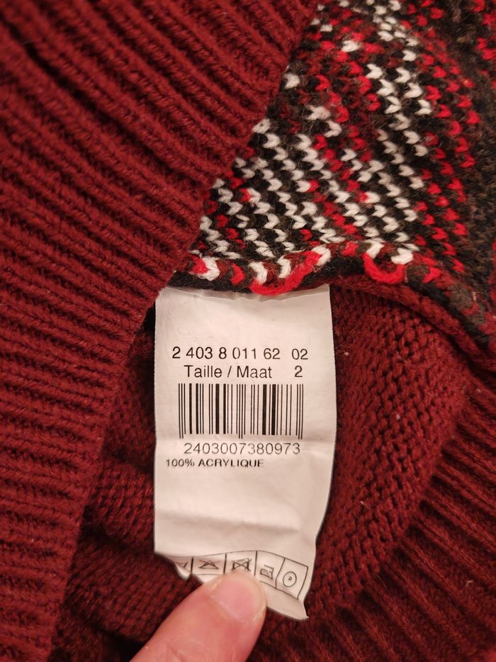 Pull renne de noel Armand Thiery 4/5 ans - photo numéro 5