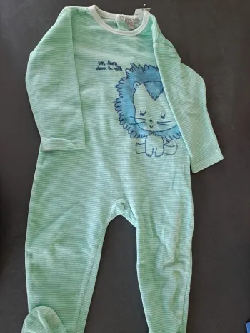 pyjama grain de blé 18 mois lion