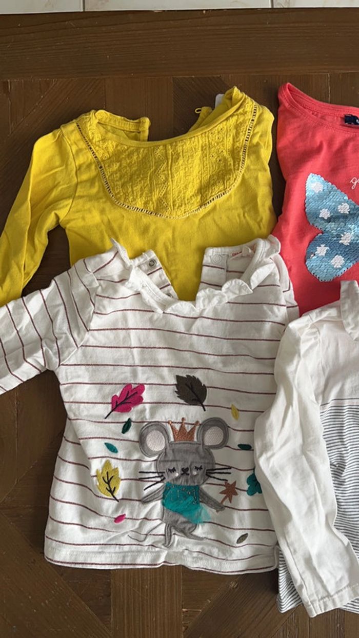 Lot tshirts manches longues 24 mois - photo numéro 2