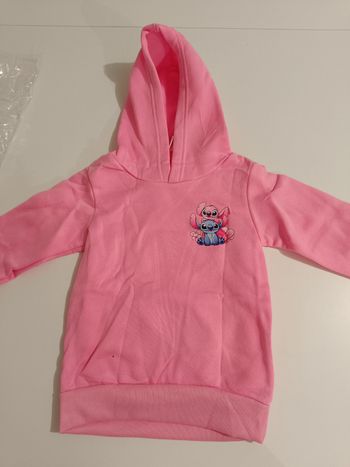 Sweat à capuche Stitch Rose