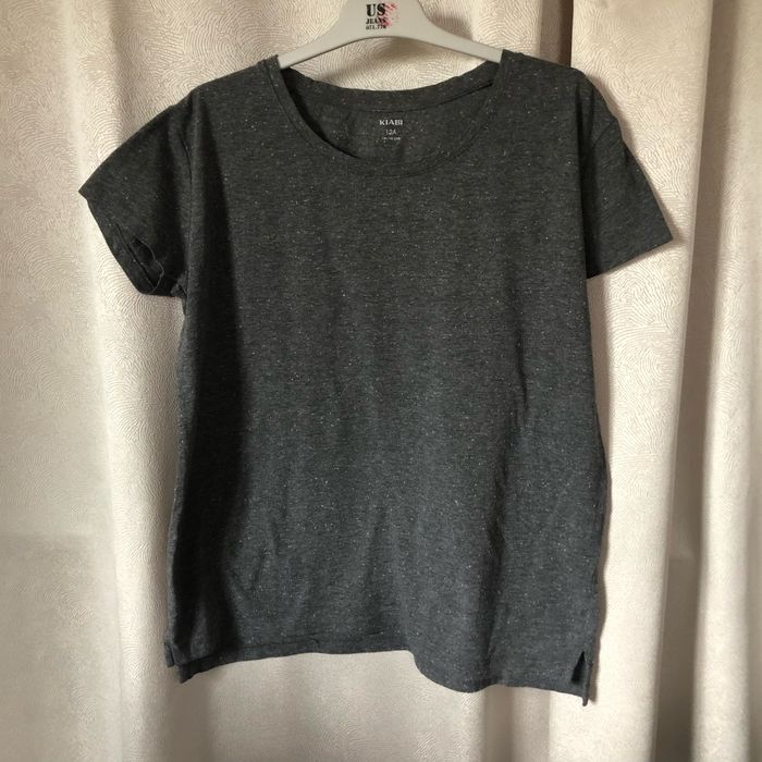T-shirt gris chiné 12 ans Kiabi