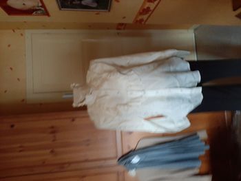 CHEMISIER créme  EN SOIE COL JABOT - AGGABARTI