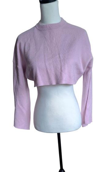 Pull court rose T.36 Zara